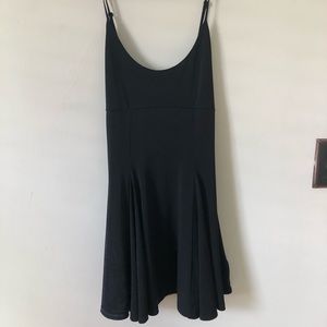 Black mini dress